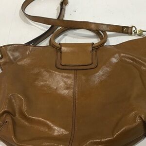 Women’s HOBO International Sheila Medium Tan Leather Satchel Tote